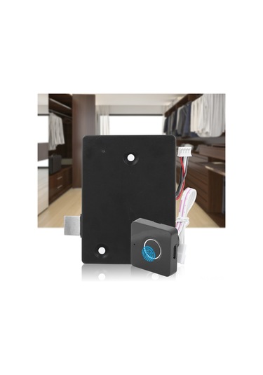 Geeroyoo Usb Şarjlı Akıllı Parmak İzi Dolap Kilitli, 0.5 Saniye Hızlı Açma, 20 Parmak İzi Kapasitesi, Düşük Gerilim Uyarısı, Üç Renkli Sensör Işığı