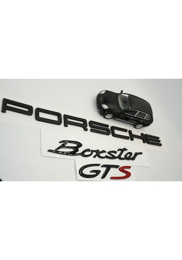 Porsche Boxster GTS Bagaj 3M 3D ABS Yazı Logo Amblem Seti