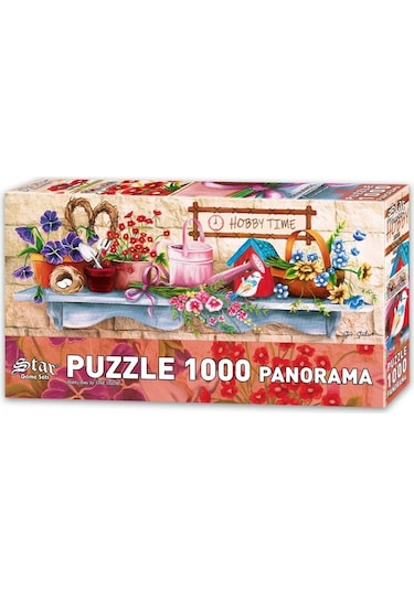Star Puzzle 1000 Parçalık Hobi Saati Panorama Puzzle