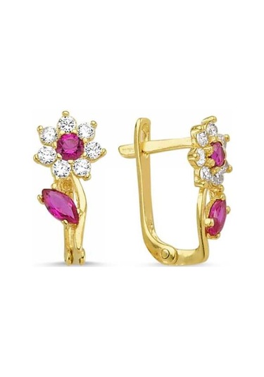 Sembolgold Altın Çocuk J Küpe Sg42-6995