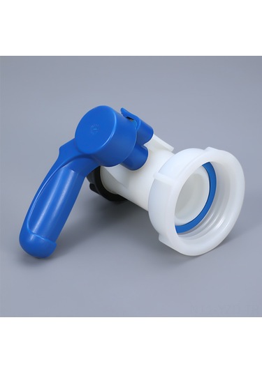 Yuntech01 1000l Ibc Plastik Tank Açık/kapalı Valfi - Asit Ve Baza Dayanıklı Dn40 Kelebek Valfi 62mm Canlı Bağlantı Mx