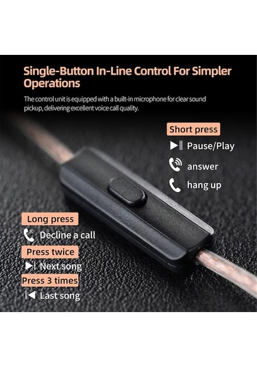 Willowhaven Kz Edx Pro X Kulak İçi Sahne Kulaklık - Ergonomik, Bakır Kablolu, Mikrosuz, Siyah EDX Pro X