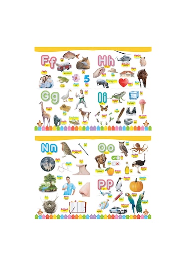 2-6 Yaş İlk Kelimelerim Seti  850 Kelime Öğreten 5 Kitap