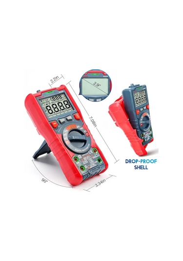 Astroai Dijital Multimetre Trms 6000 Counts Test Cihazi M6kor