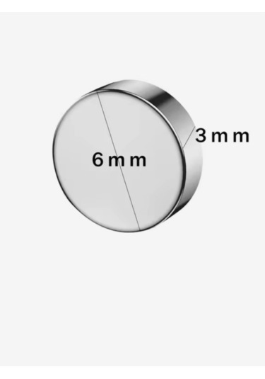 Mini Magnet Mıknatısı, 10 Adet 6mm 3mm, Buzdolabı Magnet Mıknatıs