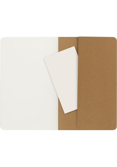Moleskine Çizgisiz Cahier Not Defteri 3 Lü Set L Boy Kraft Kahve