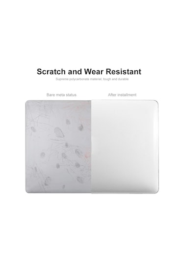 Enkay Ön Arka Koruyucu MacBook Pro 16" Laptop Kılıfı Gri