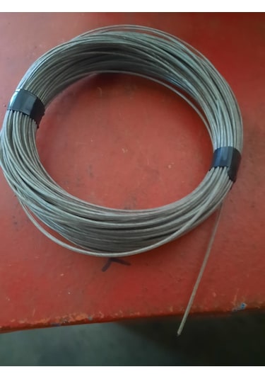 Pvc Izoleli Çelik Tel Halat 4 Mm 50 Metre