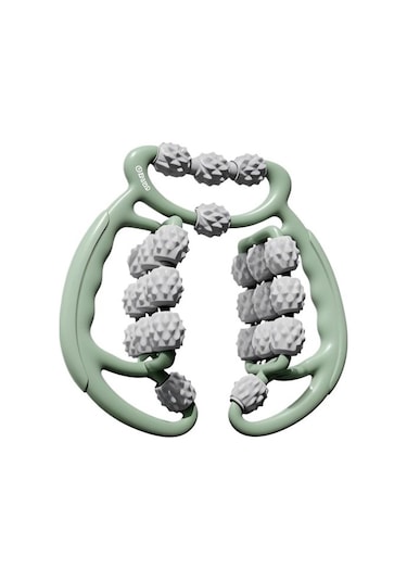 Mkjınmeı 24 Tekerlekli Bacak Silindiri Kelepçesi Bacak Kası Gevşetme Masaj Aleti Loı11n Yeşil
