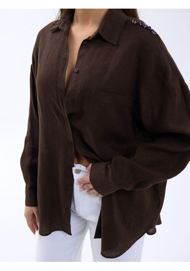 The İstanbul 7399 Gömlek-kahve Kahve