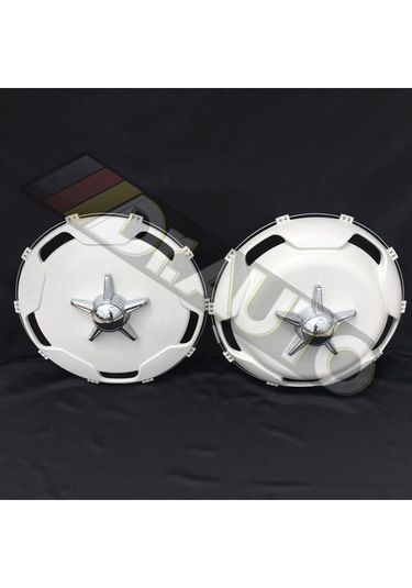 22.5 İnç Yıldız Model Bombeli Fırfırlı Jant Kapağı 4'lü Takım