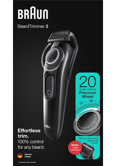 Braun BT 3322 Ayarlanabilir Taraklı Saç & Sakal Şekillendirici