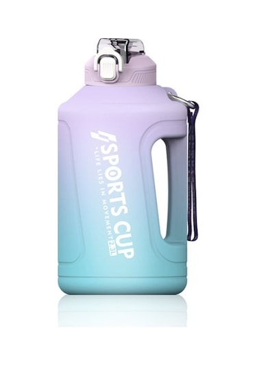 1500ml Büyük Boy Taşınabilir Motivasyon Spor Su Matarası 001