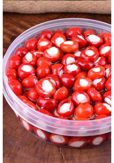 Sosero Peynir Dolgulu Kiraz Biber 1 KG