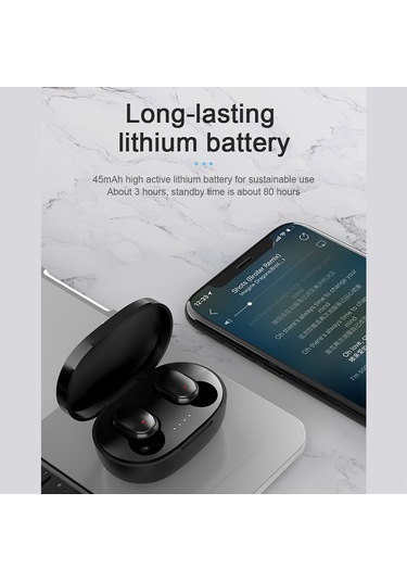 Springsun A6s Pro Bluetooth 5.0 Kulak İçi Kulaklık, Ipx4 Su Geçirmez, Akıllı Dokunmatik Kontrol, Uzun Pil Ömrü, Hd Konuşma, Spor İçin Mavi