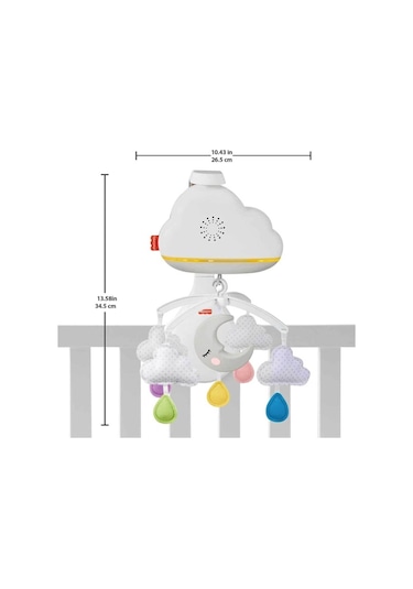 Fisher-Price Mutlu Bulutlar Dönence ve Uyku GRP99