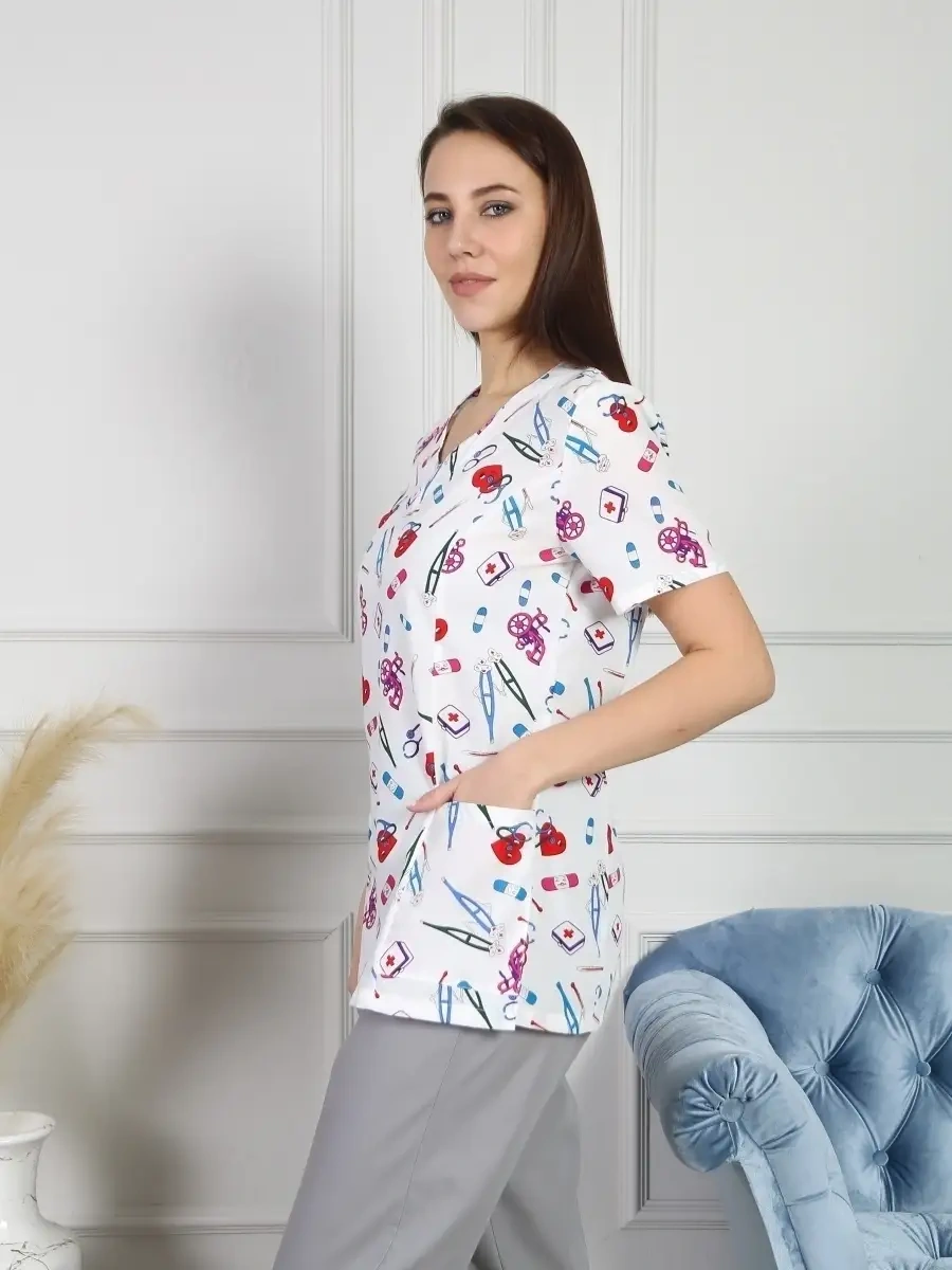 Medicina Plus Kadın Cerrahi Gömleği 49552564 Beyaz