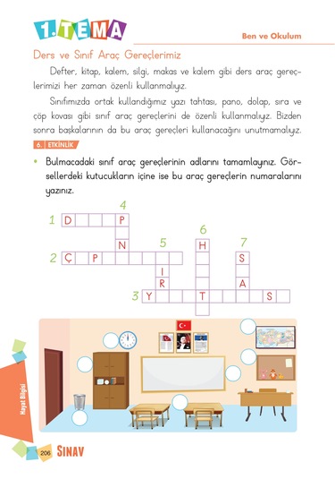 Sınav Yayınları 1. Sınıf Tüm Dersler Konu Anlatımlı