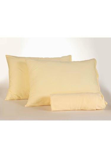 Doqu Home Penye Çarşaf Takımı Tek Kişilik - Sarı