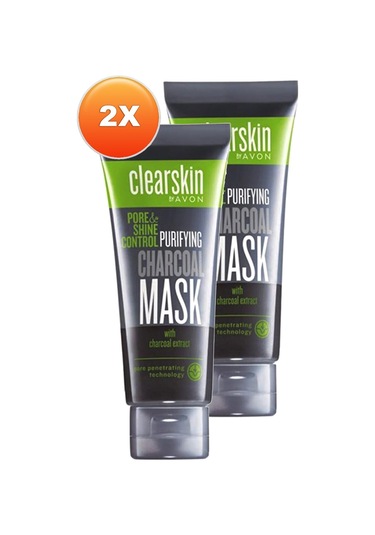 Avon Clearskin Pore Shine Kömür Maske 2 x 75 ML