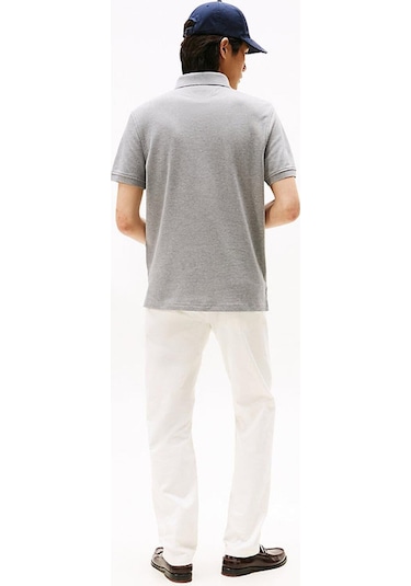 Tommy Hilfiger Erkek 1985 Regular Polo T-shirt-13315 Medıum Grey Heather