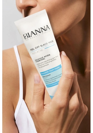 Bianna Acne Akne Karşıtı Soyulabilir Siyah Yüz Maskesi 100 ML