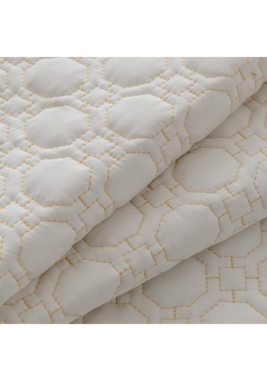 Beyaz Dört Mevsim Kanepe Yastık Kaymaz Basit Modern İskandinav Düz Renk Nakış Kanepe Örtüsü Örtü Bezi Havlu 45 X 45