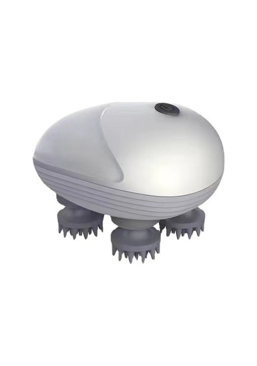 Ikkb Yeni Kafa Elektrikli Silikon Kafa Derisi Masajı Gri