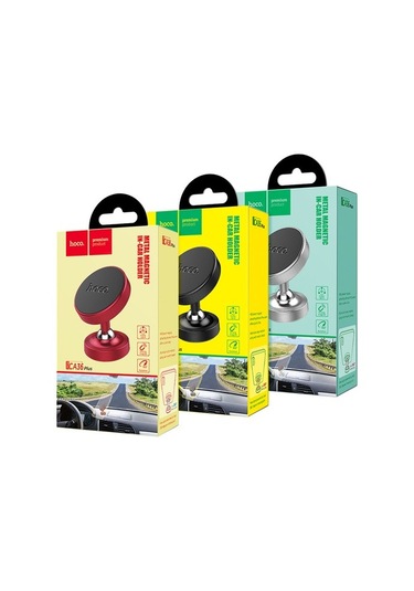 Joyhub Hoco Hoco. Ca36 Plus Orta Konsol Metal Manyetik Araç Içi Telefon Tutucu Gösterge Paneli Cep Telefonu Navigasyon Braketi Havalandırma Ur1fm8