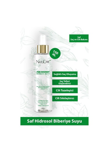 Natucare Güçlendirici %100 Saf Biberiye Suyu 150 Ml