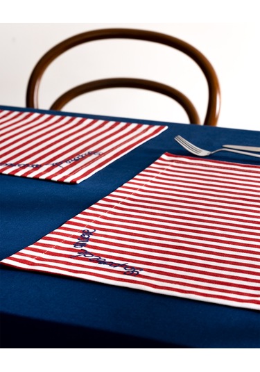 Madame Coco Rosane Amerikan Servis - Beyaz/kırmızı 8684427281222 Çok Renkli