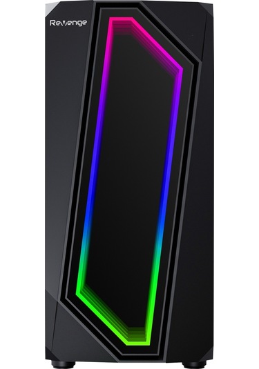 Revenge Infinite Space 500W Psu Dahil 3 Rgb Fan Temperli Cam Sonsuzluk Aynalı Gaming Bilgisayar Kasası