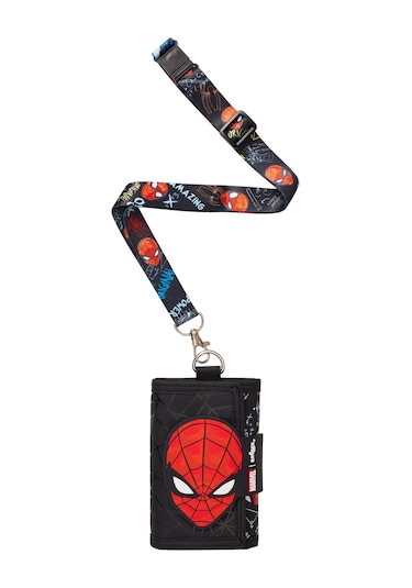 Snapbuy Avustralya Smiggle Spider-man Cüzdan, Boyun Askılı Örümcek Adam Temalı Para Çantası Kırmızı
