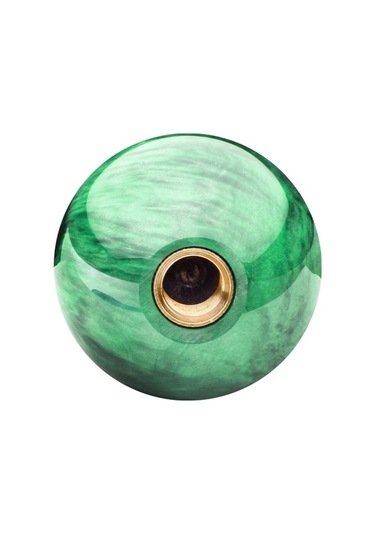 Wondernest Araba Modifiye Mermer Yıldız Dişli Shifter Kapağı Adaptörlü Yeşil Yeşil