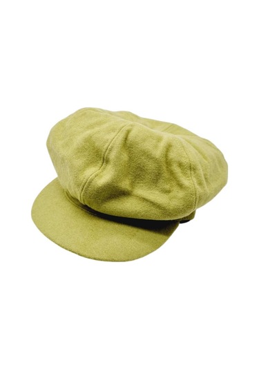 Uniquetrenders Kadın Arkadan Lastikli Kışlık Baretta Şapka Fıstık Yeşil