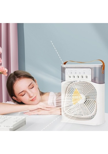 Supermarket1 Fırçasız Beş Delikli Motor Sprey Nemlendirme Soğutma Fanı