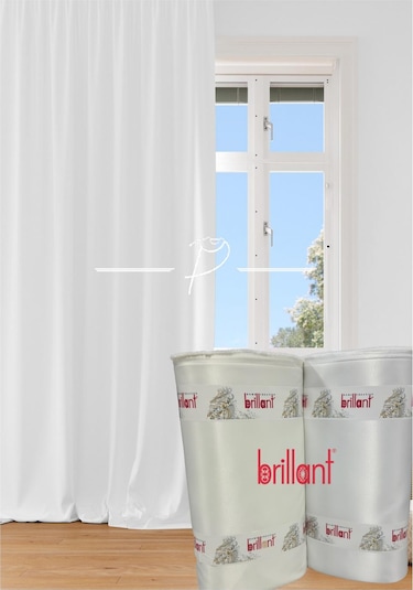 Brillant Güneşlik 1. Kalite Saten Lüx Atlas Saten Tüm Odalarda Kullanıma Uygun Krem