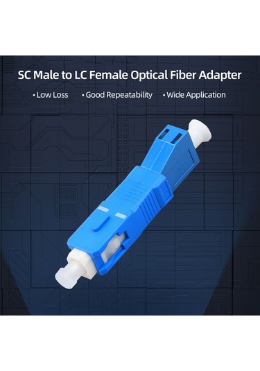 Maiyame Görsel Hata Bulucu Fiber Adaptörü Fiber Optik Konnektör Sc Erkek - Lc Dişi Optik Fiber Ada