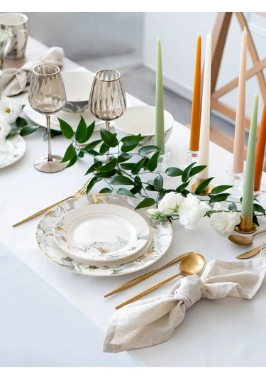 Korall Fiori 2 Adet 19cm Sunum Tabağı Seti 271183139 Beyaz