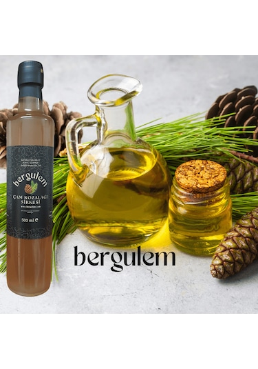 Bergulem Doğal Çam Kozalağı Sirkesi 500 ML