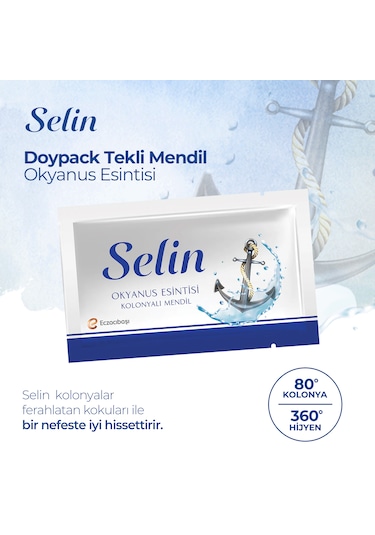 Selin Kolonyalı Mendil - 90 Adet