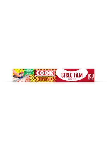Cook Streç Film 30 Cm X 100 Mt Kayar Bıçak Hediyeli