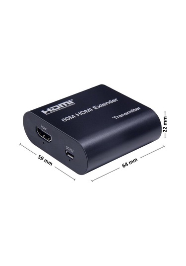 Gplus FHD6014 60 M Full HD HDMI Extender TX RX Cat6 Ethernet Alıcı Verici