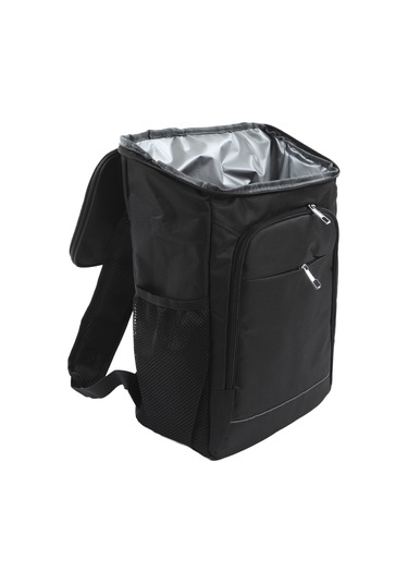 Qingmipy Dış Mekan İçin Isı Ve Soğuk Saklama Özelliği, Büyük Kapasiteli, Su Geçirmez Oxford Kumaş, Aluminyum Folyo İç Linerli Sırt Çantası Siyah Diğer