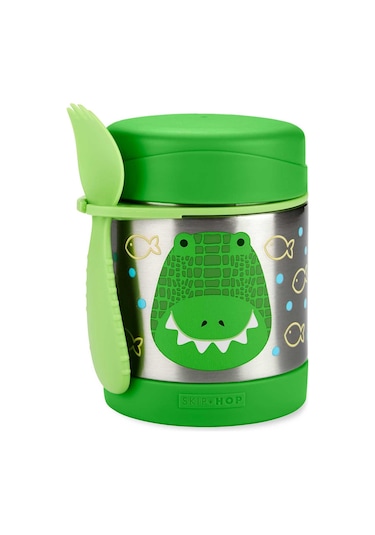 Skip Hop Paslanmaz Çelik Termos Timsah Yeşil