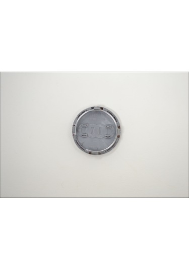 Geeksen Audi A3 A4l A6l Q3 Q5l Q7 A5 A7 Q2l Jant Kapakları - Gri 61mm, 4 Adet, 4m0601170 Uyumlu Lastik Kapakları