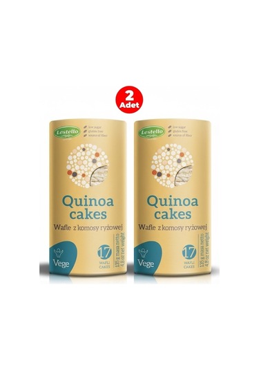 Lestello Quinoa Cakes - Glutensiz Kinoa Patlağı 135 G 2 Adet