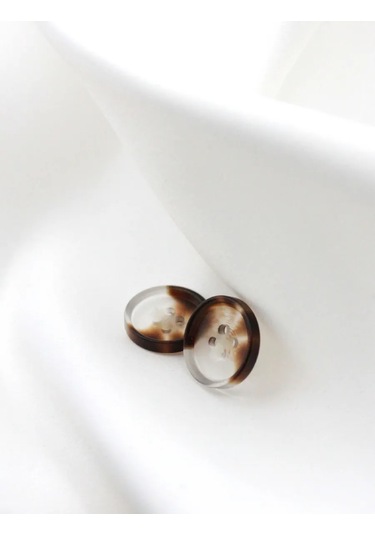 The New Button Dekoratif Düğmeler Kahverengi 20 Mm 12 Adet. 276235832