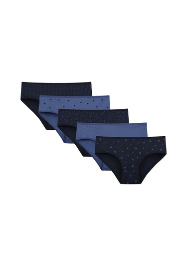 5'li Kadın Külot 318113 İndigo