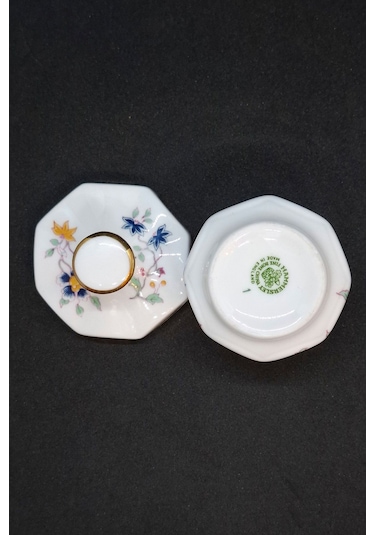 Fine Bone China İngiliz Mini Bonboniyer Şekerlik 5 Gr Kapasiteli Çok Renkli